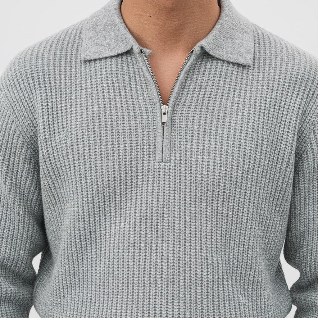 Atlas Half-Zip Knit Jacket