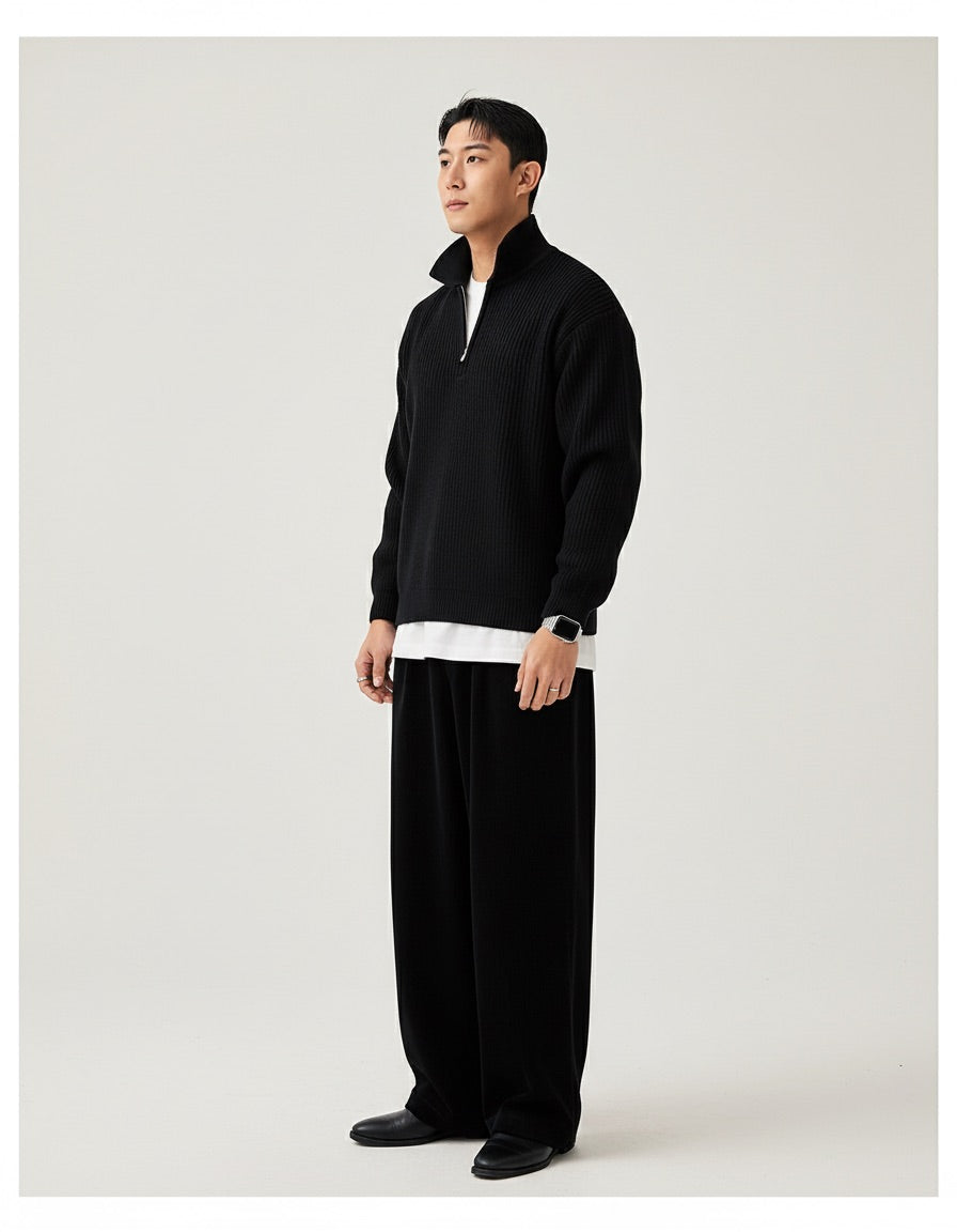 Atlas Half-Zip Knit Jacket