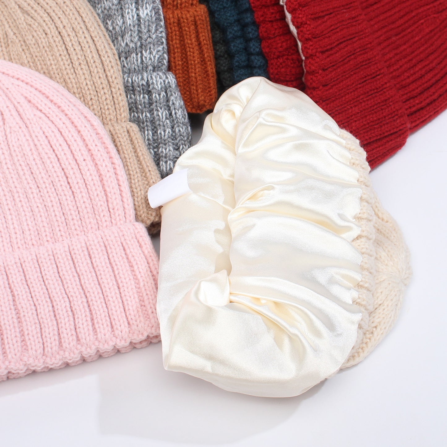 Satin-Lined Beanie