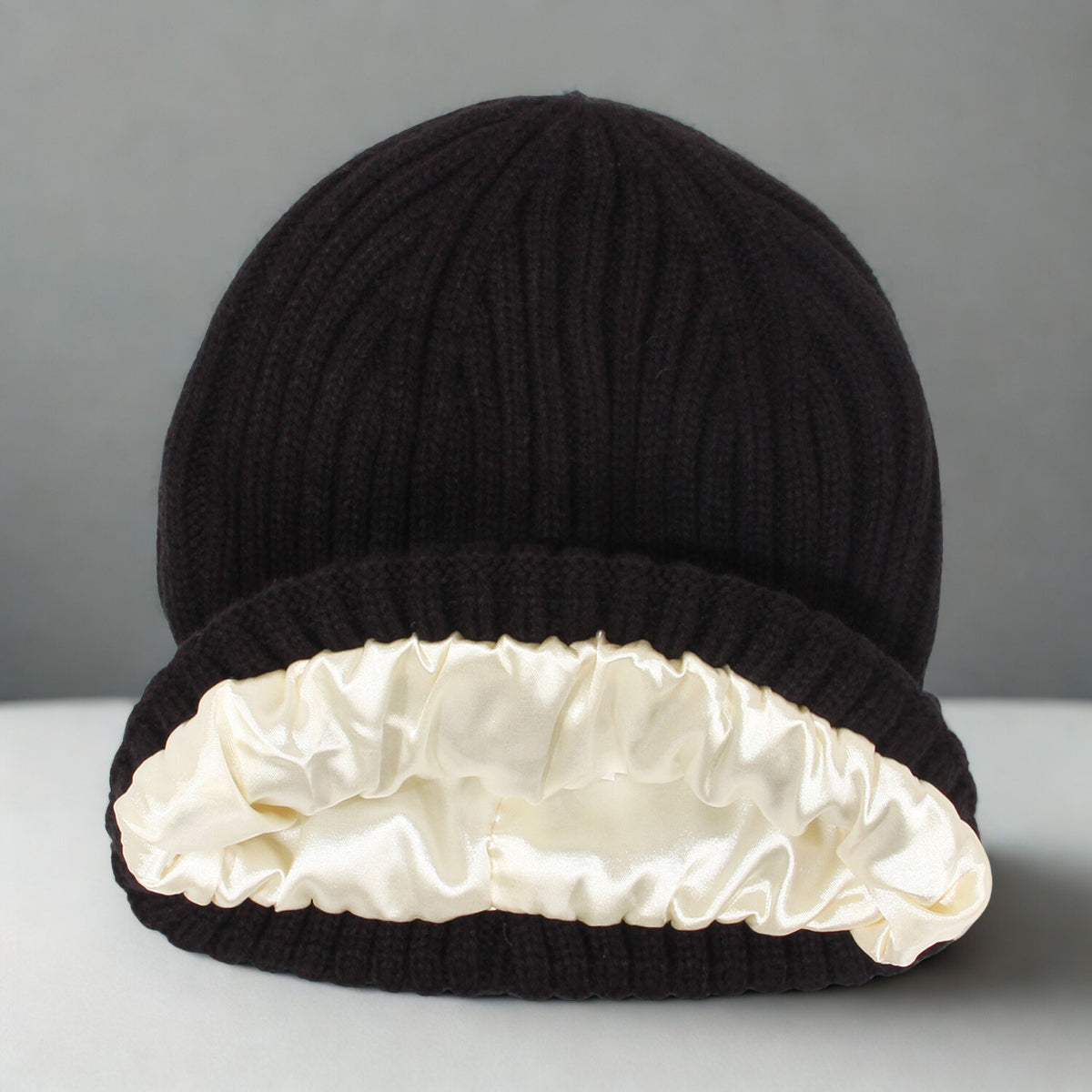 Satin-Lined Beanie