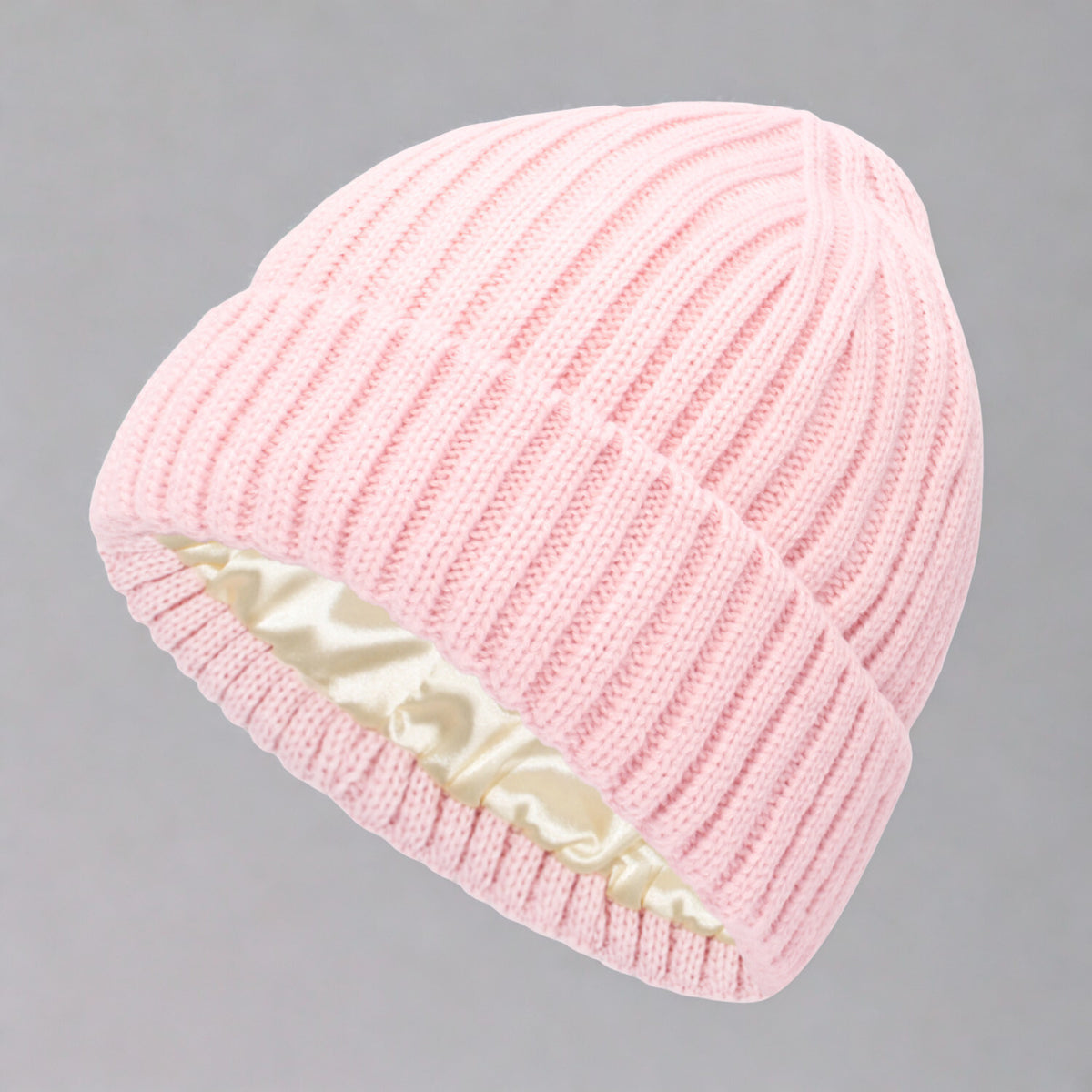 Satin-Lined Beanie