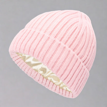 Satin-Lined Beanie
