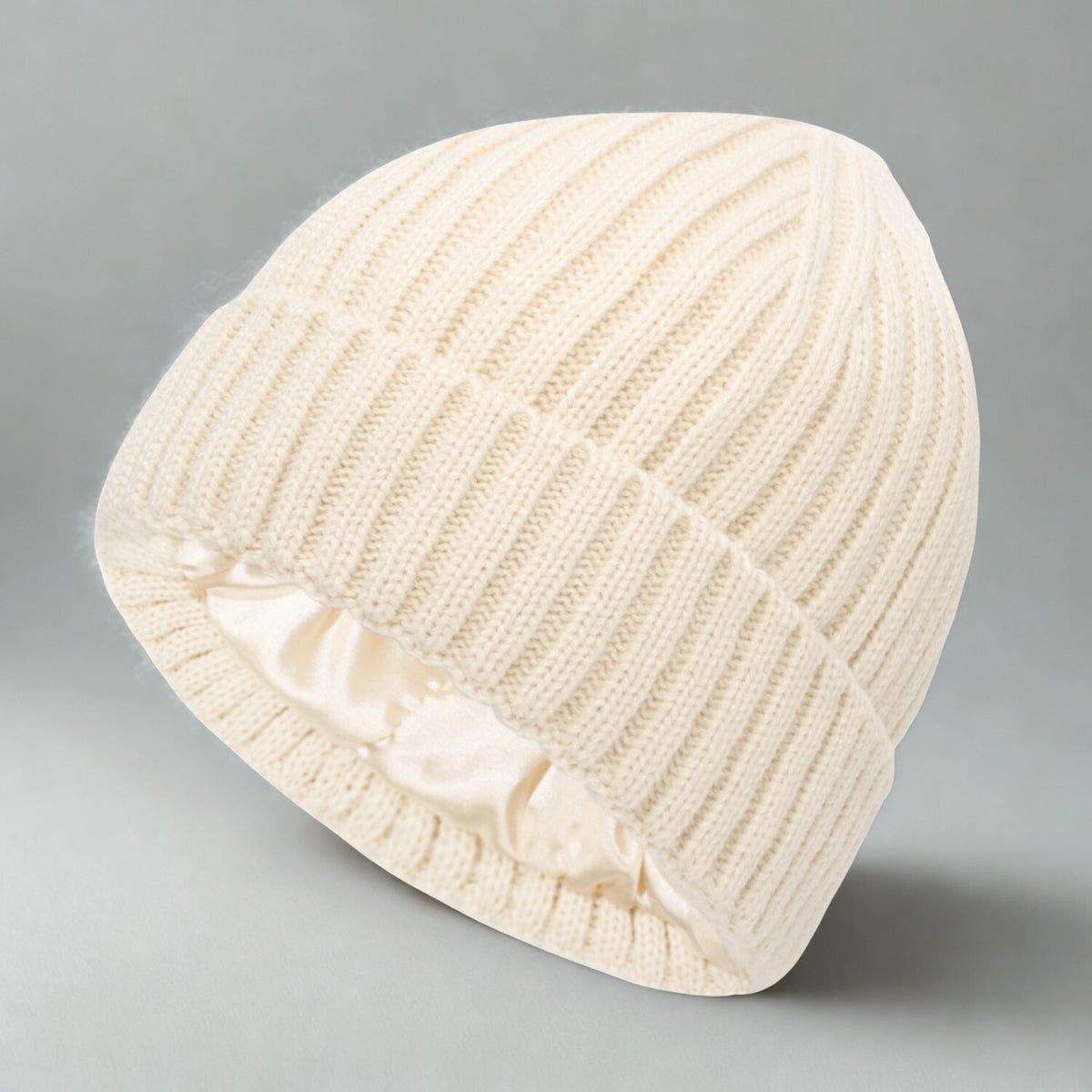 Satin-Lined Beanie