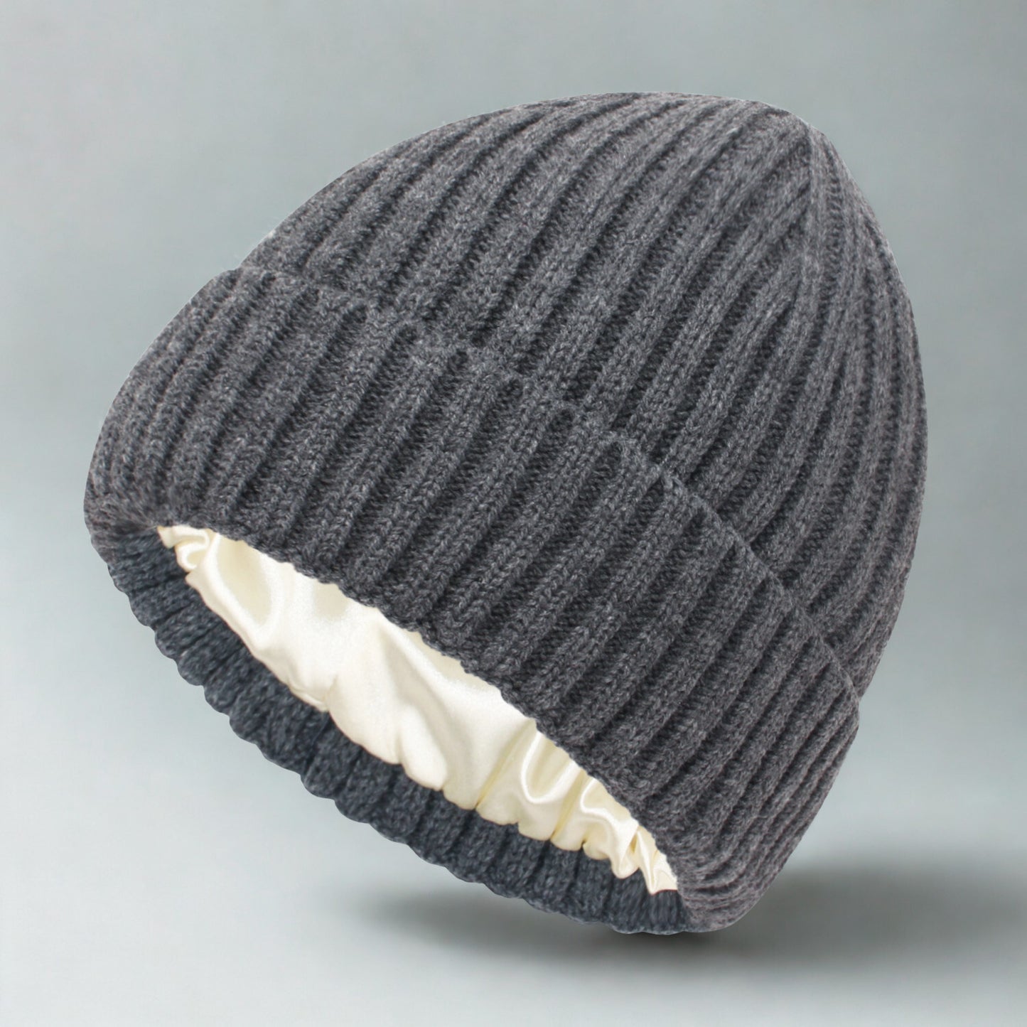 Satin-Lined Beanie