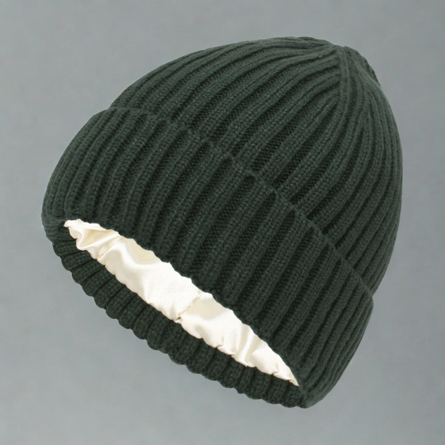 Satin-Lined Beanie