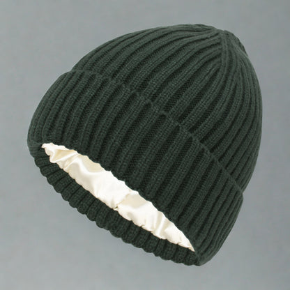 Satin-Lined Beanie