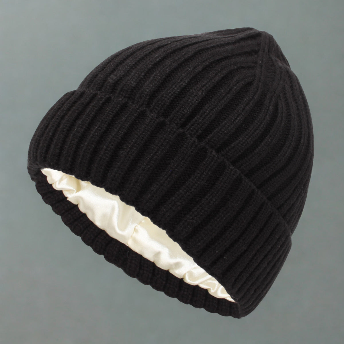 Satin-Lined Beanie