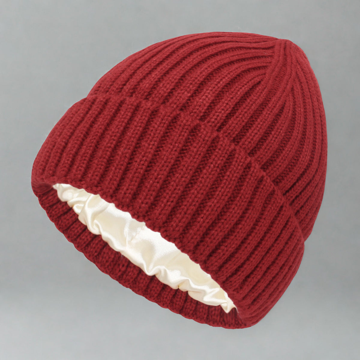 Satin-Lined Beanie
