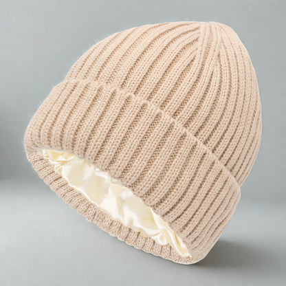 Satin-Lined Beanie