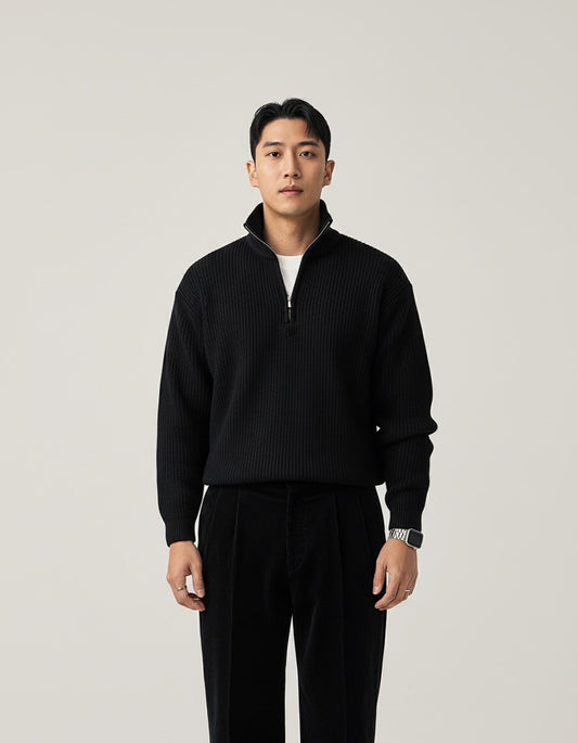 Atlas Half-Zip Knit Jacket